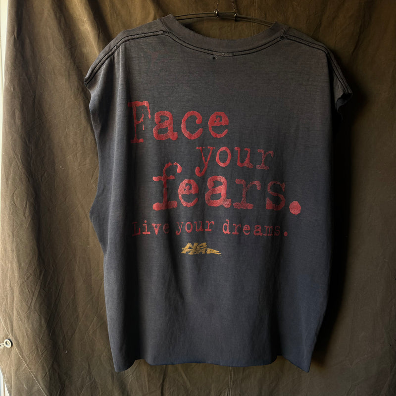 SOLD — 1990s No Fear Sunfaded Sleeveless